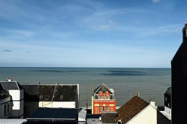 Duplex aan zee in Ault: Résidence Ap 40 'Le Nancy' met panoramisch zeezicht - thumbnail 2