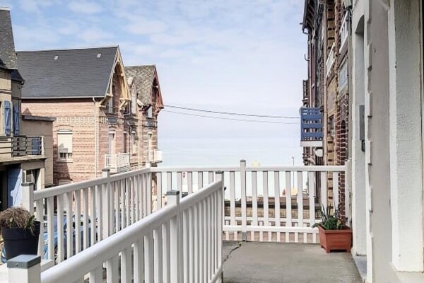 Romantisch appartement voor 2 met zeezicht in Ault, Picardische kust - thumbnail 2