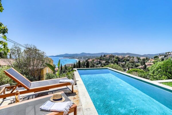 Elegante villa met privézwembad en panoramisch zeezicht in Le Lavandou - thumbnail 6