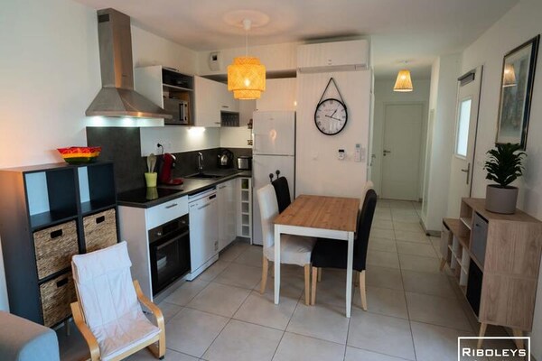 Gelijkvloers appartement op 400m van strand met zwembad in Vias - thumbnail 5