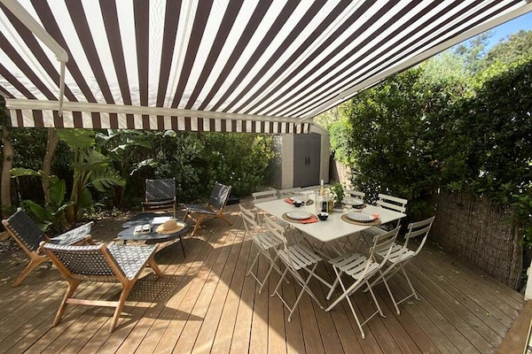 Luxe tuinappartement op 100 meter van strand Portissol, Sanary-sur-Mer - thumbnail 1