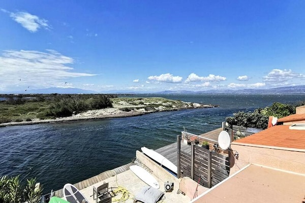 Lichte mezzaninestudio aan het meer van Le Barcarès, vlakbij zee - thumbnail 6