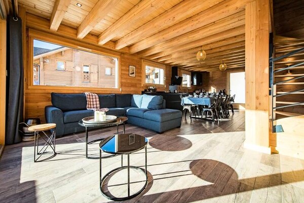 PEAK Lodge West: 14-persoons chalet met sauna en Alpenpanorama in La Toussuire - thumbnail 6