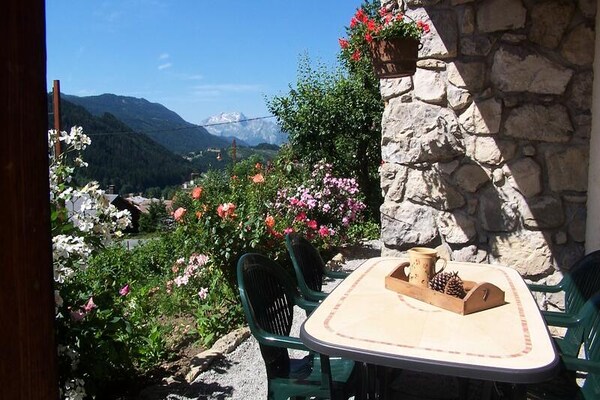 Zonnig appartement op het zuiden in Grand-Bornand Village, vlakbij de pistes - thumbnail 6