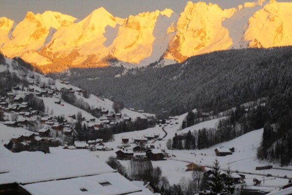 Appartement op de begane grond met zuidbalkon en bergzicht in Grand-Bornand - thumbnail 5