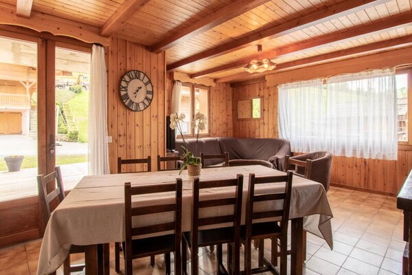 Appartement 88m² met sauna & spa, 50m van de piste in Le Grand Bornand - thumbnail 1