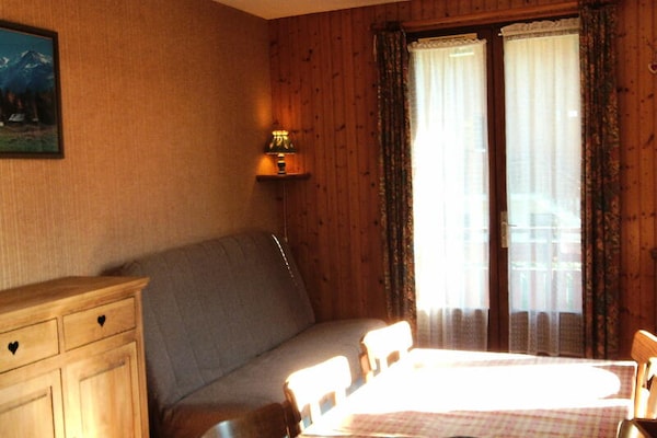 Licht appartement op 400m van de skipistes in Le Grand-Bornand - thumbnail 5