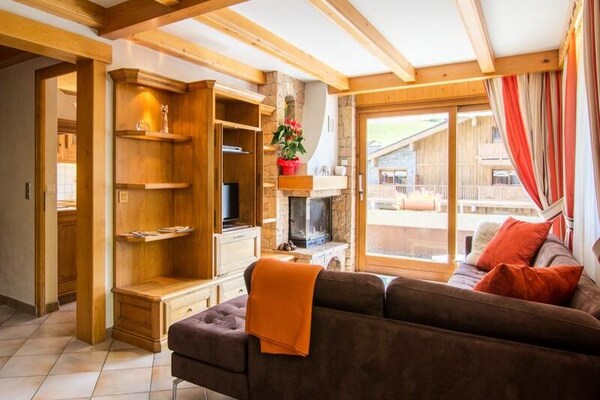 Ruim appartement 108m² voor 9 personen, op 300m van de piste in Grand-Bornand - thumbnail 5