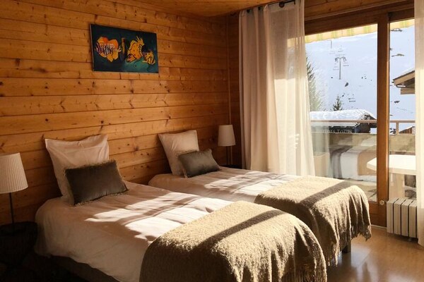 Ruim appartement 108m² voor 9 personen, op 300m van de piste in Grand-Bornand - thumbnail 6