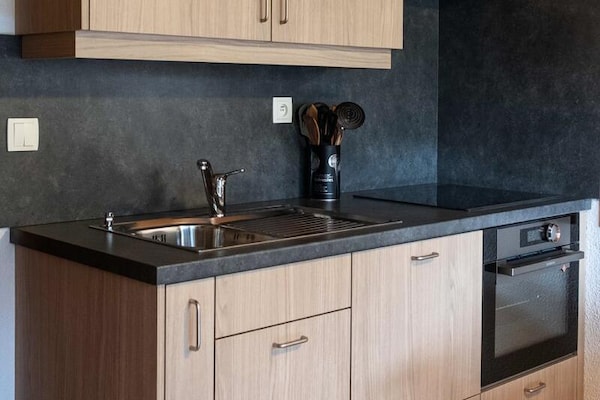 Knus appartement met panoramisch uitzicht op het Aravisgebergte - thumbnail 3