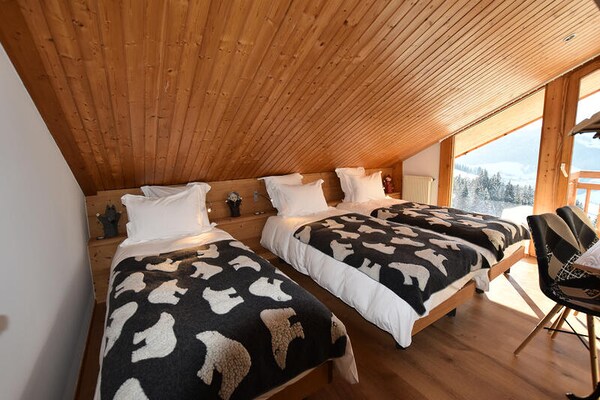 Chalet D'Anne: Luxe 11-persoons appartement in Le Grand-Bornand met sauna en jacuzzi - thumbnail 6