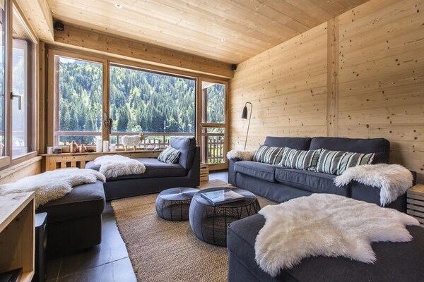 Ruim appartement 10 personen in Grand-Bornand met balkon en Aravis-uitzicht - thumbnail 1