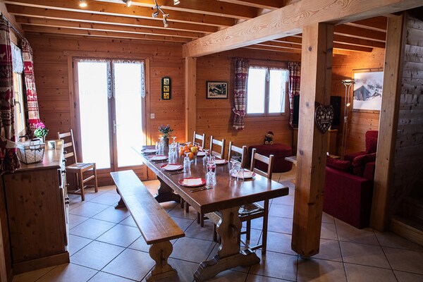 Chalet Pointe Percée: Ruim chalet voor 10 personen in de Bouchetvallei - thumbnail 2