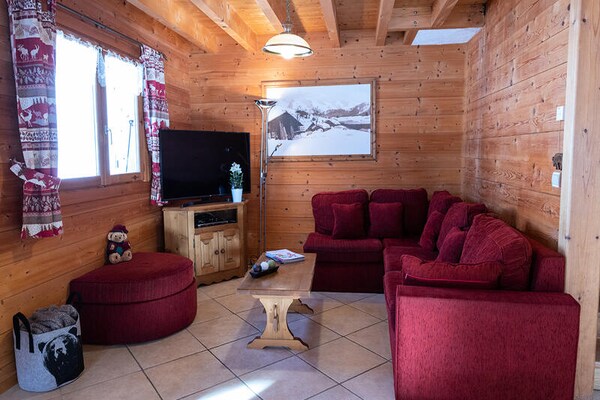 Chalet Pointe Percée: Ruim chalet voor 10 personen in de Bouchetvallei - thumbnail 4