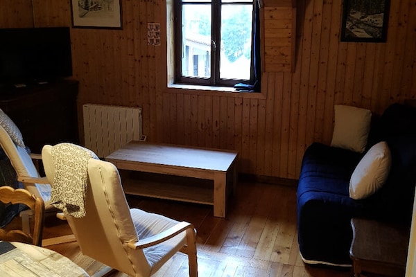 Appartement met balkon en uitzicht op de Aravis, midden in Grand-Bornand - thumbnail 5