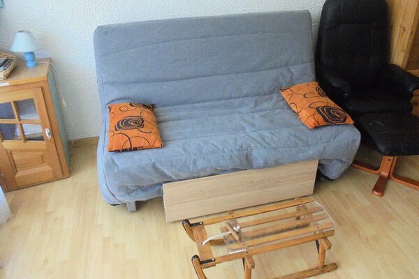 Zonnig studio-appartement aan de voet van de pistes in Le Grand Bornand - thumbnail 1