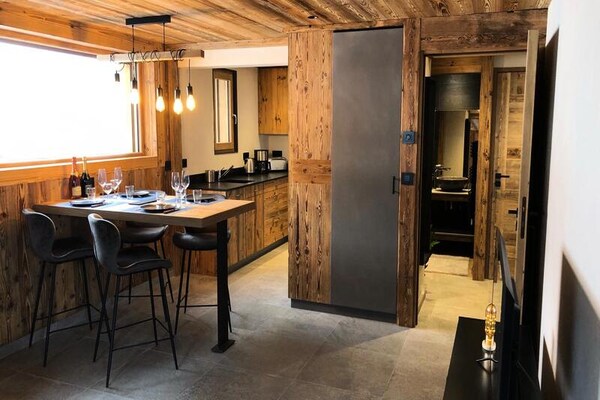 Appartement op 50m van de piste met tuin in Le Grand-Bornand - thumbnail 1