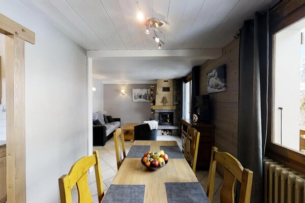 Authentiek Alpenappartement op 100m van de piste in Le Grand Bornand - thumbnail 6