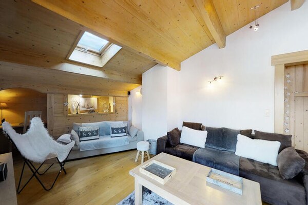 Authentiek appartement in Chinaillon, direct bij de piste en met gedeelde tuin - thumbnail 5