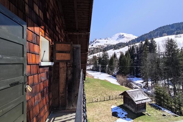 Zonnig appartement op 600m van de piste in Le Grand-Bornand - thumbnail 5