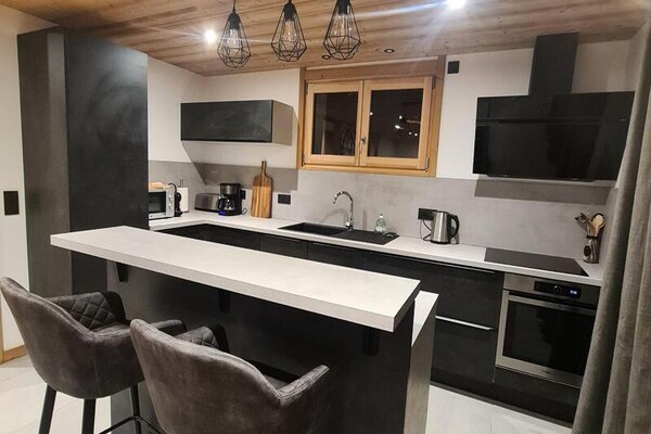 Ruim appartement met panoramisch uitzicht op de Aravis in Le Grand-Bornand - thumbnail 1