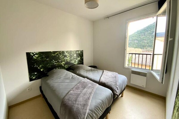 Charmant appartement voor 6 personen bij de Thermen van Avène - thumbnail 1