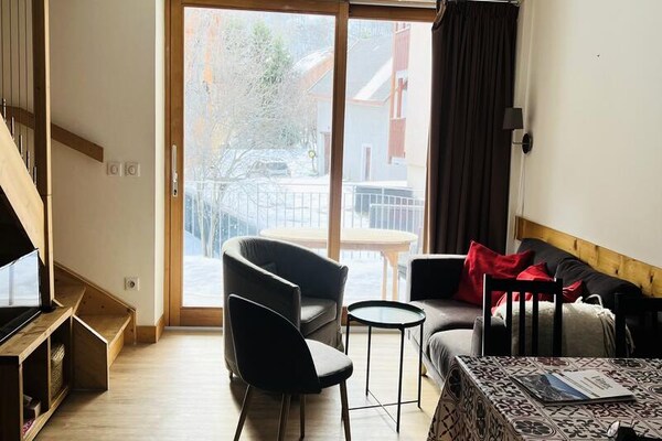 Authentiek triplex in Valloire, 230m van de lift & vlakbij het dorpshart - thumbnail 2