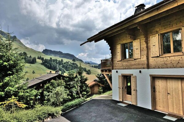 Chalet Kleros: Ruim 5-slaapkamer appartement met Hamam & Nordic bad in Le Grand Bornand - thumbnail 4