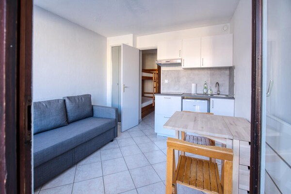 Knusse studio in Morillon 1100, direct bij de piste en Grand Massif - thumbnail 4