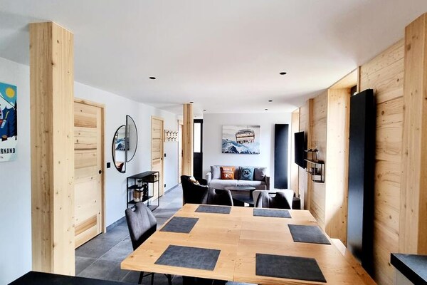 Ruim appartement voor 9 in Grand-Bornand, vlakbij centrum en piste - thumbnail 6