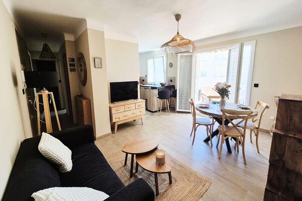 Modern appartement op 100 meter van het strand in Sablettes - thumbnail 5
