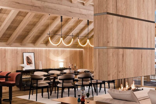Luxe duplex voor 14 personen met sauna en ski-in/ski-out in Méribel - thumbnail 2