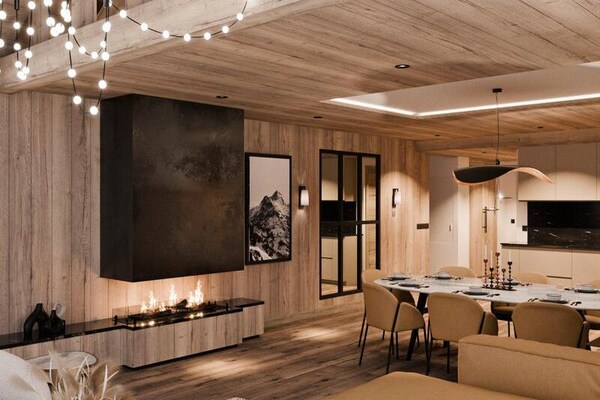 Ski-in/ski-out appartement met sauna en hamam aan de piste in Méribel - thumbnail 2