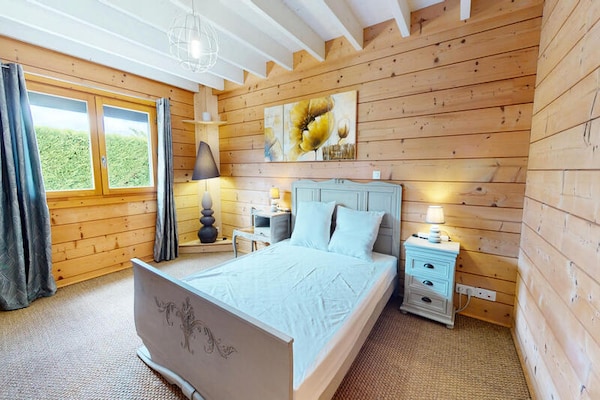 Houten chalet voor 6 personen met tuin op 10 minuten van strand Saint-Gilles - thumbnail 3