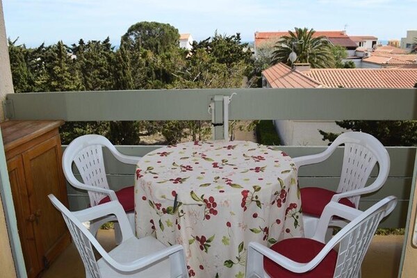 Appartement op 100m van strand met zeezicht in Leucate - thumbnail 1