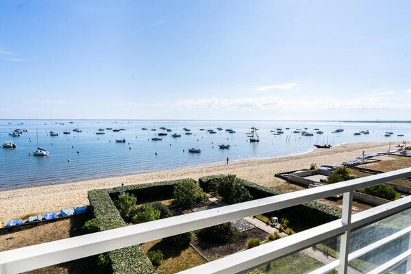 Appartement aan het strand van Arcachon met panoramisch zeezicht - thumbnail 1
