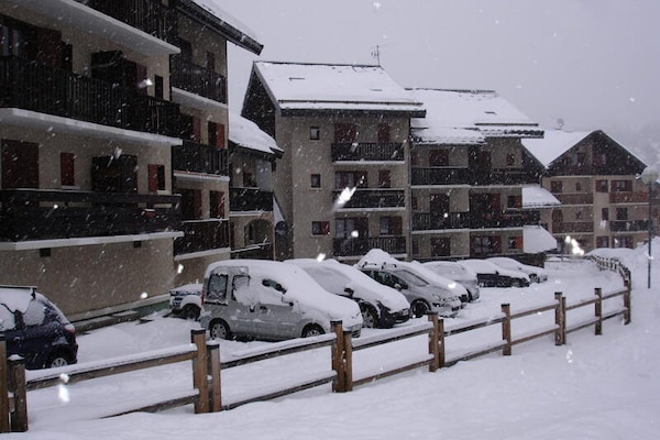 Knus appartement voor 5 in Valloire, vlakbij de piste en het dorpshart - thumbnail 1