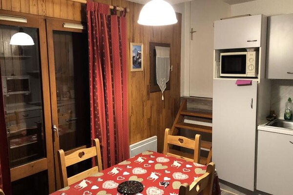 Knus appartement voor 5 in Valloire, vlakbij de piste en het dorpshart - thumbnail 5