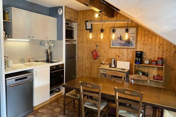Knus appartement voor 5 in het hart van Valloire, vlakbij de piste - thumbnail 6