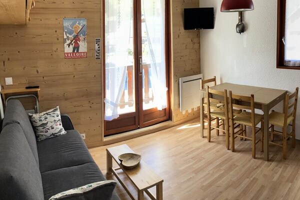 Gezellig appartement in hartje Valloire met balkon en skiberging - thumbnail 4
