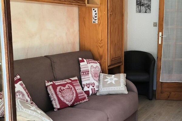 Knus appartement in Valloire, 50m van de gondellift - thumbnail 3