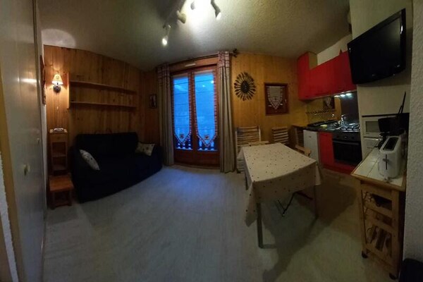 Knus appartement in Valloire, vlakbij de gondel en het dorpshart - thumbnail 4