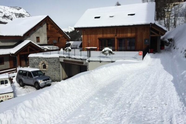 Ruim appartement voor 8 in Valloire, vlakbij de gondellift - thumbnail 3