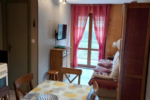 Knus appartement in Valloire, vlakbij de piste en het dorpshart - thumbnail 4