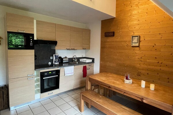 Duplex appartement Le Lioran: ski-in/ski-out voor 9 personen met panoramisch uitzicht - thumbnail 6