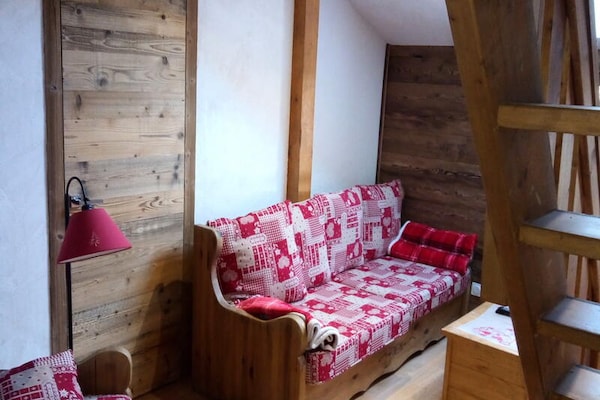 Authentiek appartement voor 12 personen in het hart van Valloire, vlakbij de lift - thumbnail 2