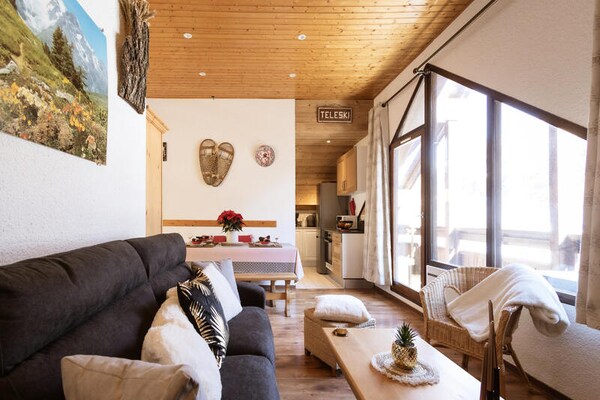 Rustiek appartement voor 6 personen nabij de pistes in Valloire - thumbnail 1