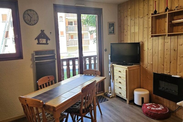 Knus appartement voor 4 in Valloire, vlakbij de skilift - thumbnail 3