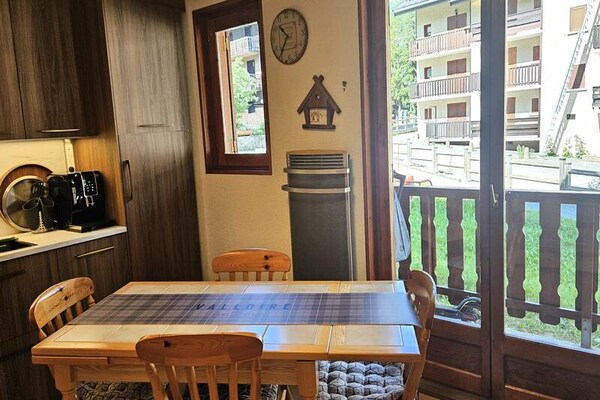 Knus appartement voor 4 in Valloire, vlakbij de skilift - thumbnail 6