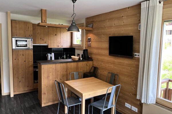 Knus appartement voor 5 in Grand-Bornand, vlakbij het dorp en de pistes - thumbnail 3